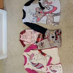 Girls nightgown with matching doll nightgown